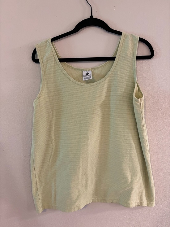 Columbia Tops - Vintage Columbia Women’s Light Green Sleeveless Tank Top